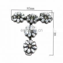 Metal Plastic Acrylic Rhinestone Ornaments Chain For Women Shoe thumbnail-5
