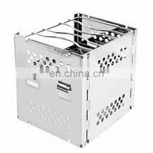 Outdoor Wood Stove Portable Camping Hiking Steel Wood Burning Stove thumbnail-5