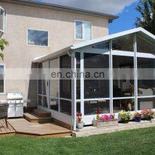 New High Profile Prefabricated Steel Structure Aluminum Sunroom thumbnail-3