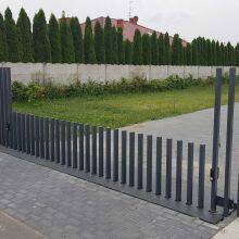High Quality Automatic Retractable Fencing Gate Customized Driveway Gates for Industry Parks Innovative Rising Fence