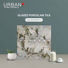 Luxury Hotel Golded 600X600mm Ceramic Non Slip Glazed Rustic Porcelain Floor Wall Tile thumbnail-5