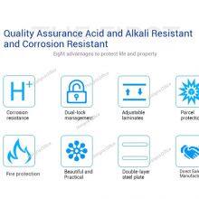 Hengna Industrial PP Corrosive Chemical Storage Unit With Security Double Lock Management for Pharmaceutical R&D Labs| OSHA Compliant thumbnail-5