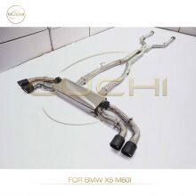 304 Stainless Steel Cat-Back Exhaust System for BMW M8 F91 F92/ X3 Upgrade X3M/ X3M F97/X5 M60I Performance Exhaust Electronic Valve With Tips thumbnail-5