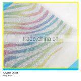 24*40 cm Siam Beads Mix Crystal Rhinestone Clear Glue Mesh Sheets Wholesale thumbnail-6