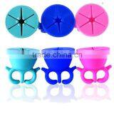Flexible Durable Wearable Stand Polish Bottle Holder Ring Finger Silicone thumbnail-1