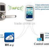New Zinc Alloy Digital Electronic Smart Phone Hotel Nfc Door Lock Quality Choice thumbnail-3