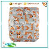 New Arrival Hip Snaps Baby Diaper Customized One Size Cloth Diaper thumbnail-1