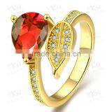 KZCR293 18K Gold Plated Jewelry Love Heart Ring thumbnail-2