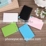 2600mah portable external charger credit card slim power bank for mobile phone