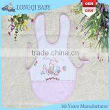 WZ-MS-029 Velvet Plain White Baby Body Bibs thumbnail-3