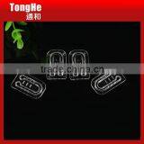 33mm Transparent Square Shape Plastic Shirt Clips thumbnail-2