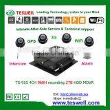 4 Channel School Bus Surveillance Kit With GPS 3G G-sensor for Fleet Management thumbnail-2