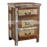 INDIA WOODEN CABINET WITH DRAWERS , RECYCLE WOODEN CABINET