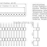 1.0mm Pitch Double Housing Straight Pin Header Connector thumbnail-2