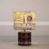 New Products 2016 British Style Table Lamp With Fabric Shade for Shop or Hotel thumbnail-1