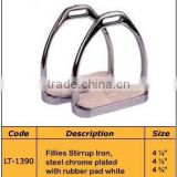 Fillies Stirrup Iron steel chrome plated Horse Stirrups- Horse Ridding Products