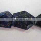 Wholesale Tumbled Flat Loose Faceted Gemstone Lapis Lazuli Supplier thumbnail-1