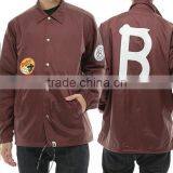 Custom Made Nylon Fabric Coaches Jackets, Custom Satin Fabric Coaches Jackets, Cuatom Taslan Fabric Coaches Jackets thumbnail-1