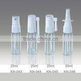 PET transparent throat spray bottle, nasal spray bottle, spray bottle, pharmaceutical bottle