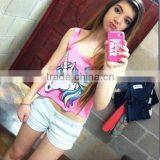 Hot Sale Printed Fancy 3D Digital Printed You Decide White High Quality Baseball White Tshirt for Ladies Fashion Wear thumbnail-2