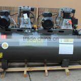 3*2HP 300L 250L/min 4 Cylinders Horizontal Type Belt Driven Air Compressor