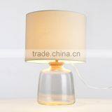 2015 New Clear Glass Decorative/reading Table Lamp Simple for Bedroom