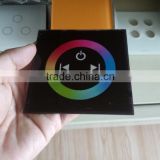 Lighting wall switch touch control tempered glass panel