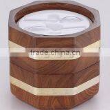 Octagonal Style Food Container With Stainless Steel Liner thumbnail-1