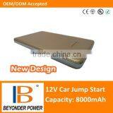 Super Thin 12V Car Jump Start Battery, Power Station With LED Lights and USB Port