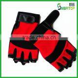 China Competive Price Red Fingerless Sports Bicycle Gloves thumbnail-4