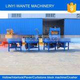 2016China Linyi Wante Machinery QT4-24 Semi-automatic Hollow Brick Making Machine Factory Price Supplier's Choice thumbnail-3