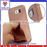 2015 Hot Selling Luxury Golden Mirror Aluminum Metal Case For Samsung S6 thumbnail-1