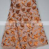 2015 Newest Design Elegant Korea Silk Fabric Nigeria Satin Fabrics Korea Lace Silk thumbnail-3