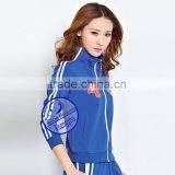 Custom 100% Polyester Womens Sports Sweatshirt With Zipper thumbnail-4