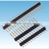 Pitch :2.54mm Pin header single Row S.M.T straight Dip Type