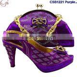 CSB1221 New Arrival Shoes & Bags Low Price Hot Popular Beautiful Lady High Heel Shoes Match Bag thumbnail-4