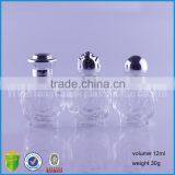 Skull Round Rose Oblate Empty E Liquid Glass Bottles 12ml With Airtingt Aluminum Cap thumbnail-4