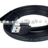 Flat am to af Black 3.0 Usb Cable thumbnail-1