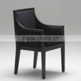 Italian style fabric wood single chair (C-51)