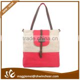 2015 hot sell high quality shopper bag cotton canvas shopper bag with high quality