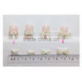 3D Nail Art DIY Decoration Black & White Color Bow Flower &Snowflake Pattern Nail Rhinestone Stickers For Manicure Tools thumbnail-5