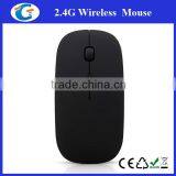 Flat Thin Wireless Light Up USB 2.4Ghz PC Mouse
