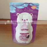 Custom standing foil free dried blurberry yogurt joys plastic packaging bag