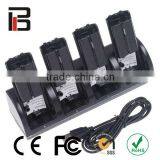 Blue Light QUAD Charger,4 in 1 Charger,for Wii Remote Blue Light Chager