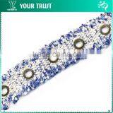 8MM Gold Square 8MM Gold Dome Stud Cotton Decorative Tassel Braid Trimming thumbnail-3