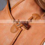 Women Real Leather Fur Vest / Lamb Fur Vest For Lady thumbnail-3