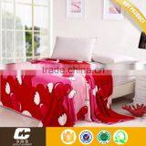 Polyester Super Soft Printed Coral Fleece Blanket