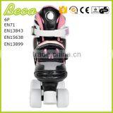 Wholesale Adjustable Pink Quad Speed Skates for Kids thumbnail-2