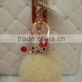 1229new Design Colourful Rabbit Fur Pom Pom Ball for Keyring and Bags thumbnail-4