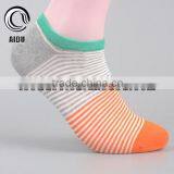 Gray Thin Strip Cool Socks Crazy Custom Thermal Heated Socks